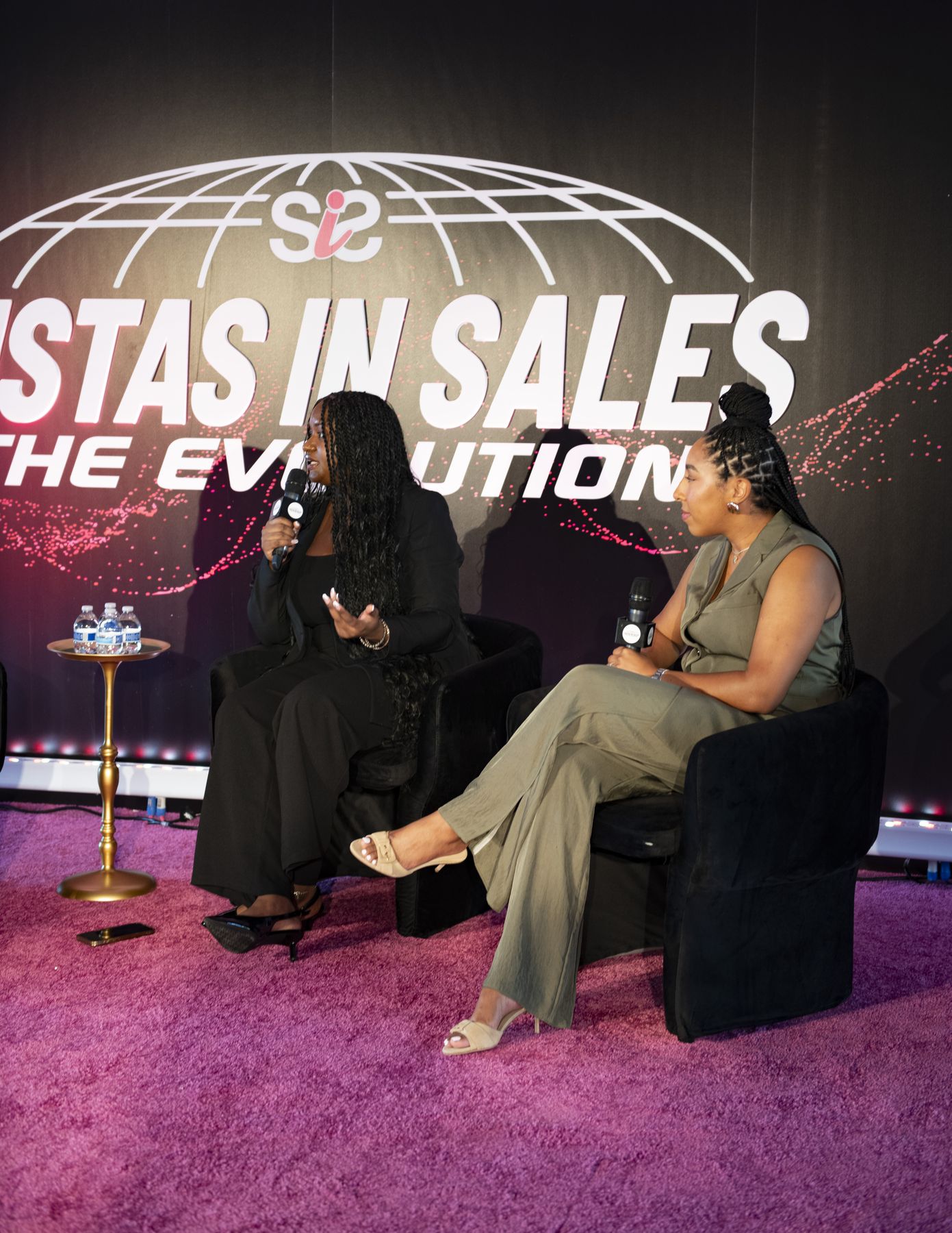 Moment from the 'The Attention Economy' session on the Frontier stage