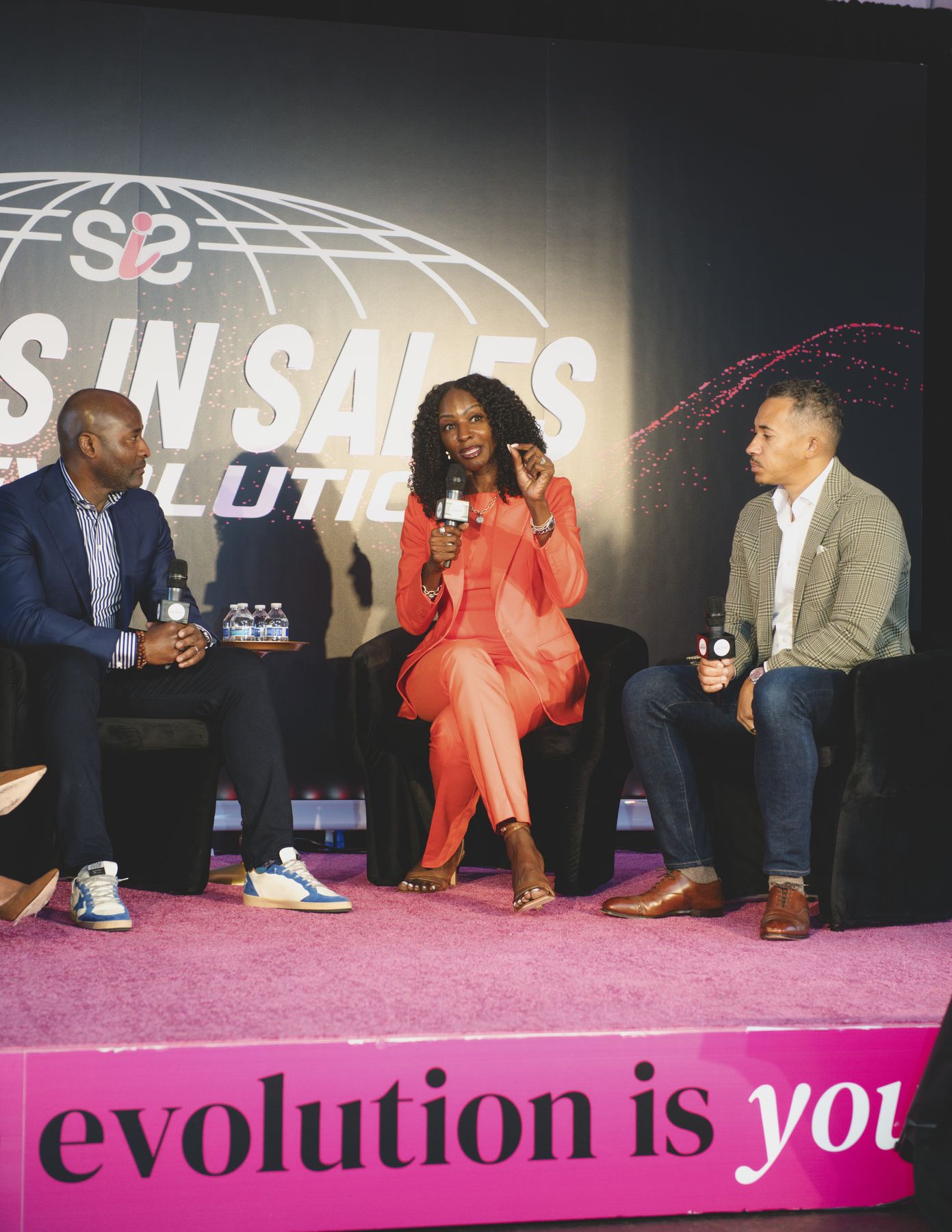Moment from the 'The Evolution' session on the Frontier stage
